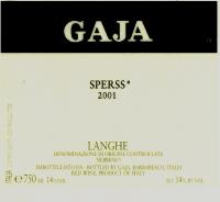 2001 Gaja Sperss